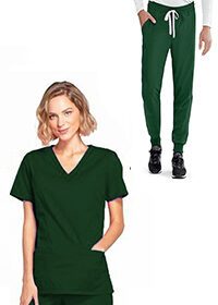 Forrest Green  Scrub set
